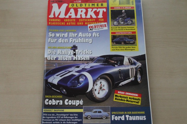 Deckblatt Oldtimer Markt (03/2000)